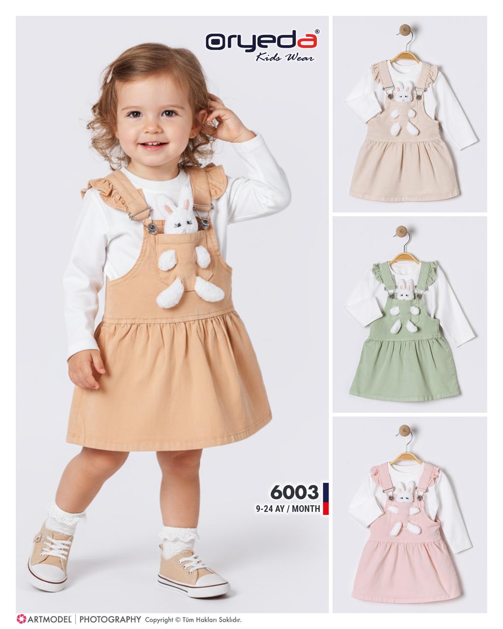 KIZ TAVŞAN OYUNCAKLI BADİLİ RENKLİ JİLE 9-24 AY / MONTHS