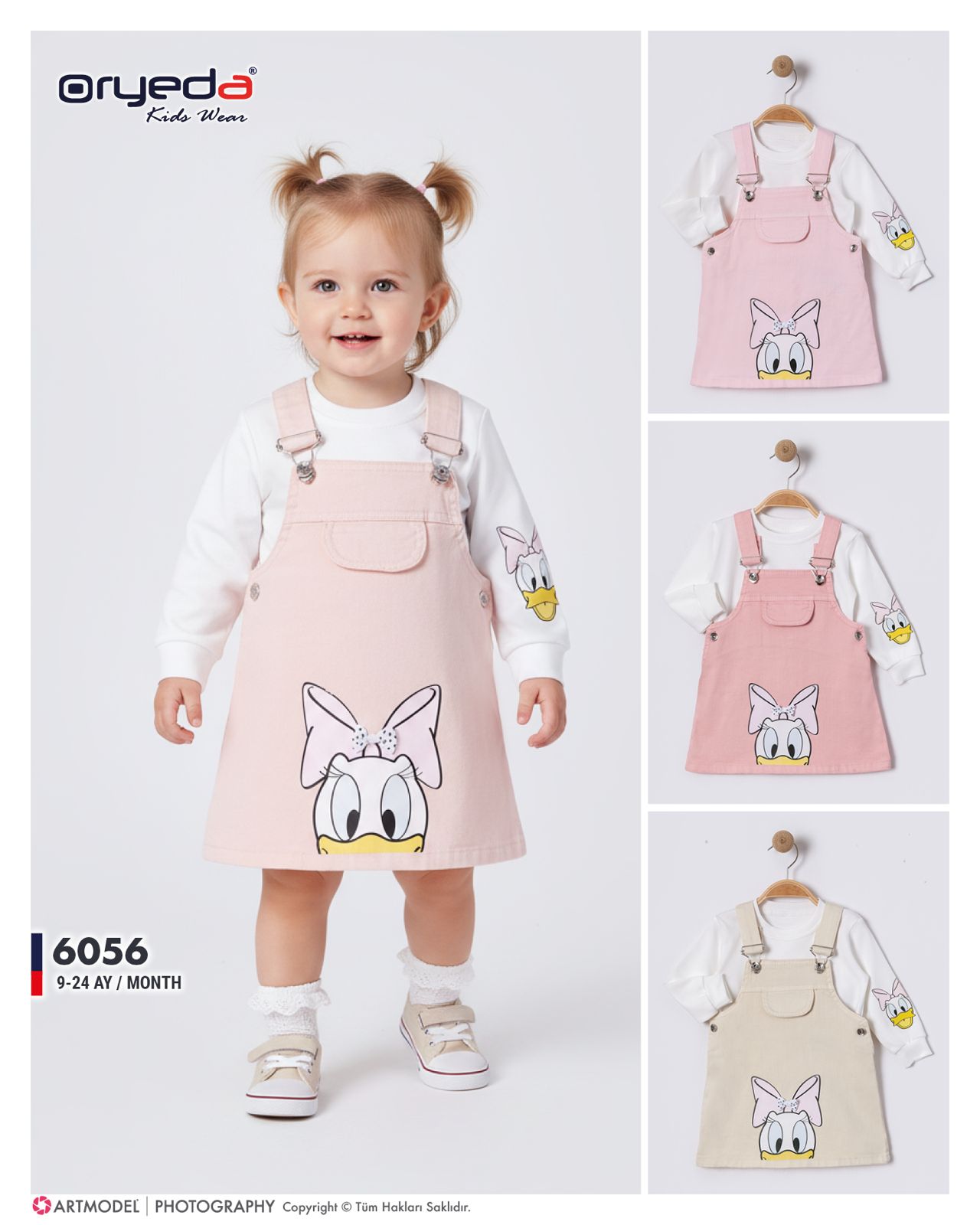 KIZ BADİLİ BASKILI RENKLİ JİLE 9-24 AY