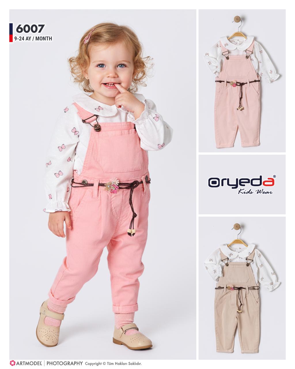 KIZ BASKILI GÖMLEKLİ RENKLİ SLOPET 9-24 AY