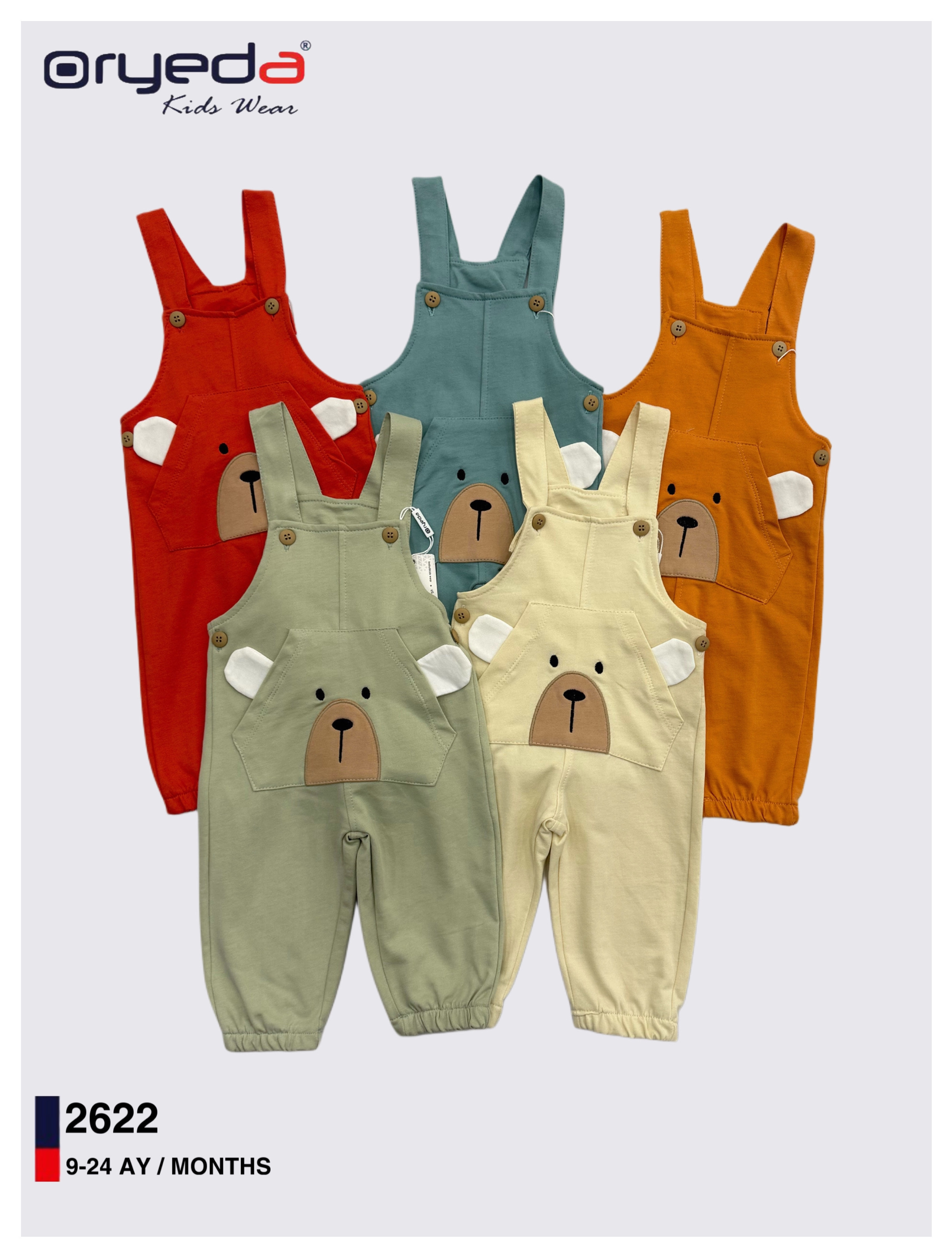 2622-ERKEK NAKIŞLI İKİİPLİK SLOPET 9-24 AY