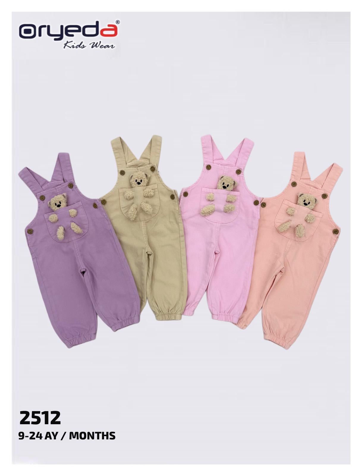 2512-KIZ AYICIKLI RENKLİ SLOPET