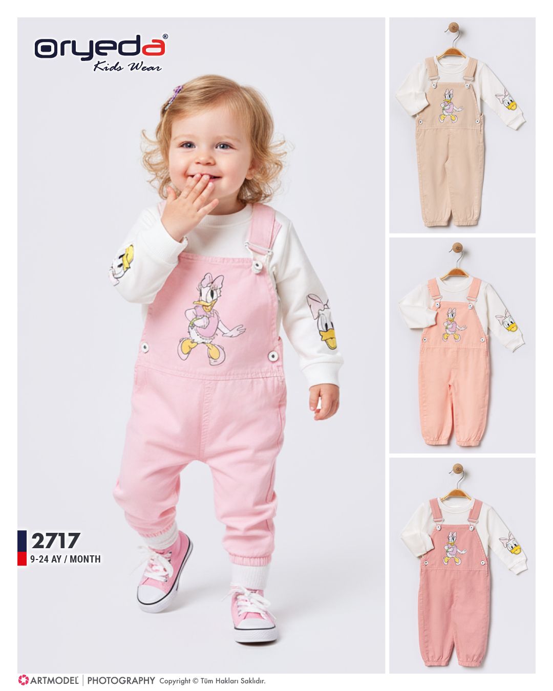 2717-KIZ BASKILI BADİLİ RENKLİ SLOPET 9-24 AY